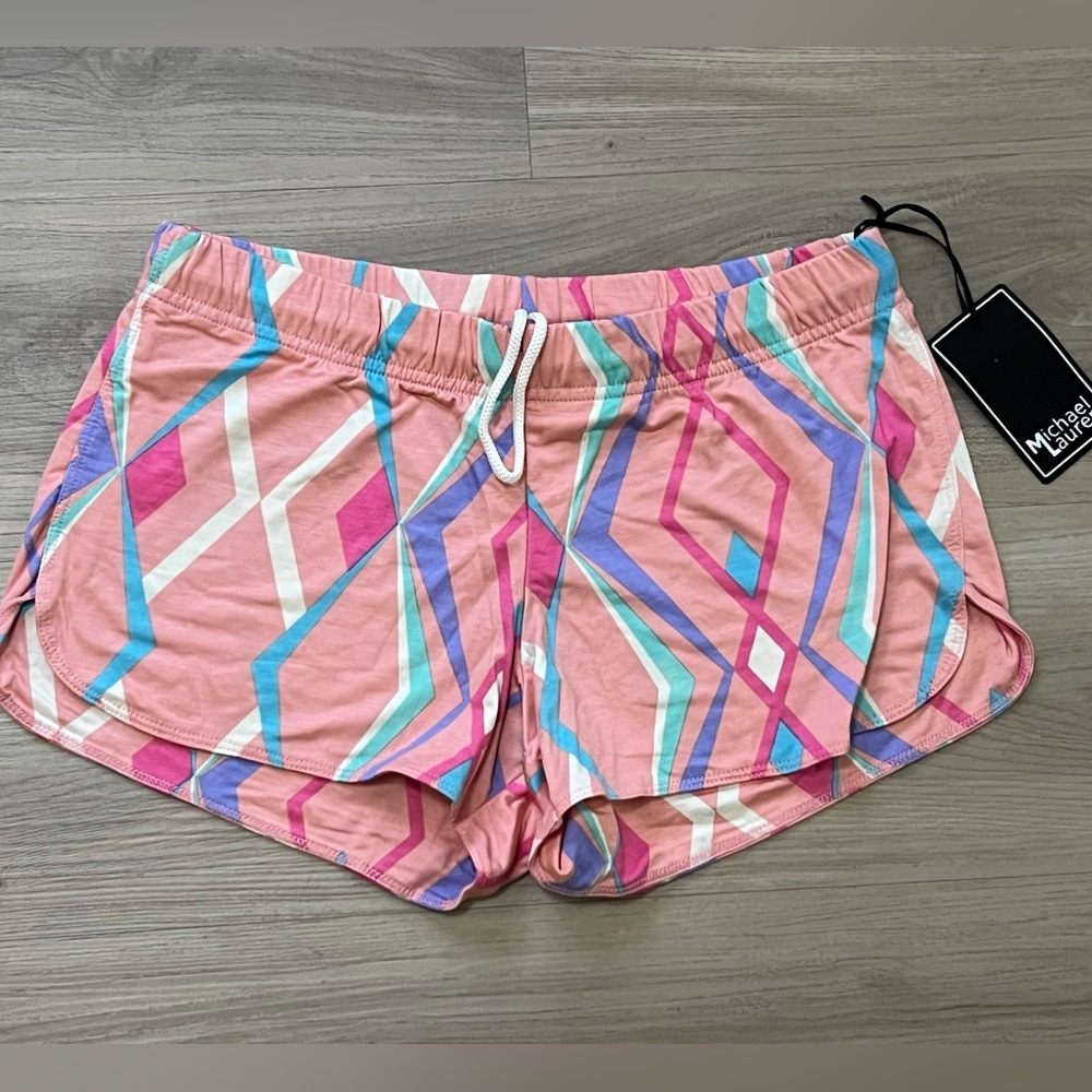 6) REVOLVE Michael Lauren Shorts M Pink Blue NWT